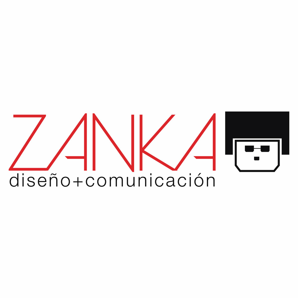 Logo para ZANKA | diseño+comunicación