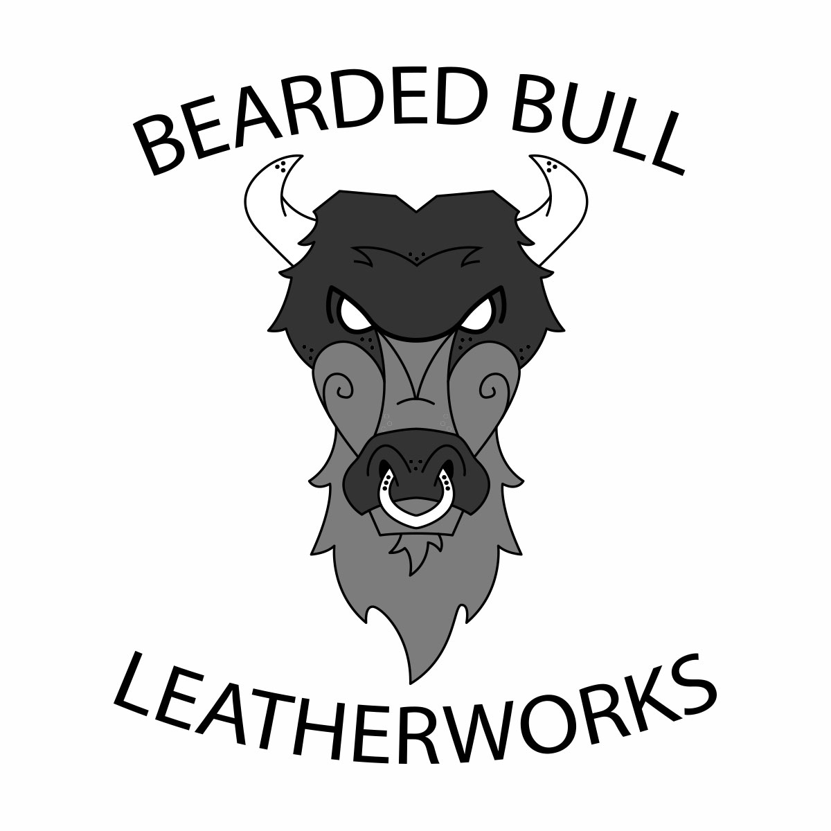 Logo para Bearded Bull Leatherworks