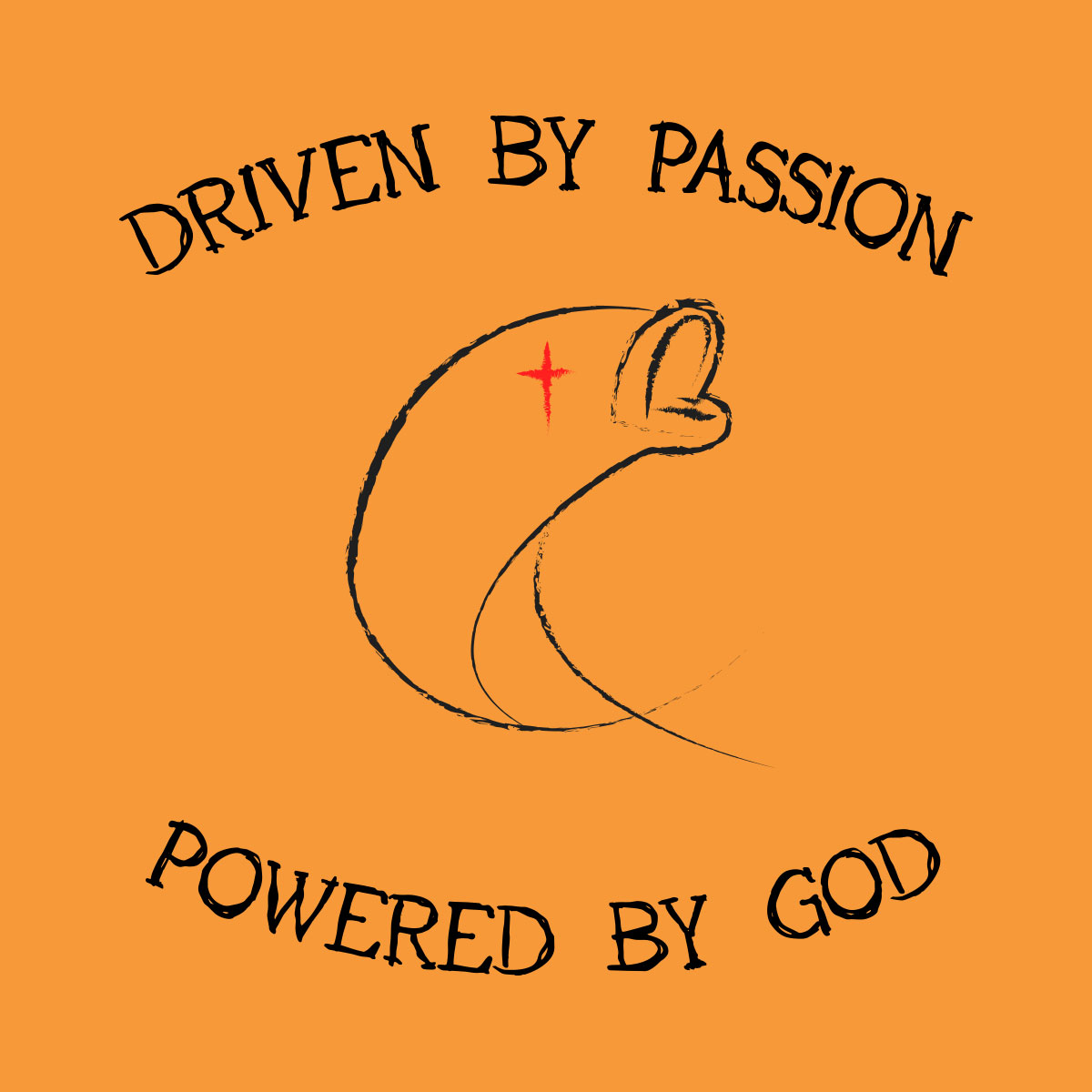 Logo para Driven by Passion - Powered by God
