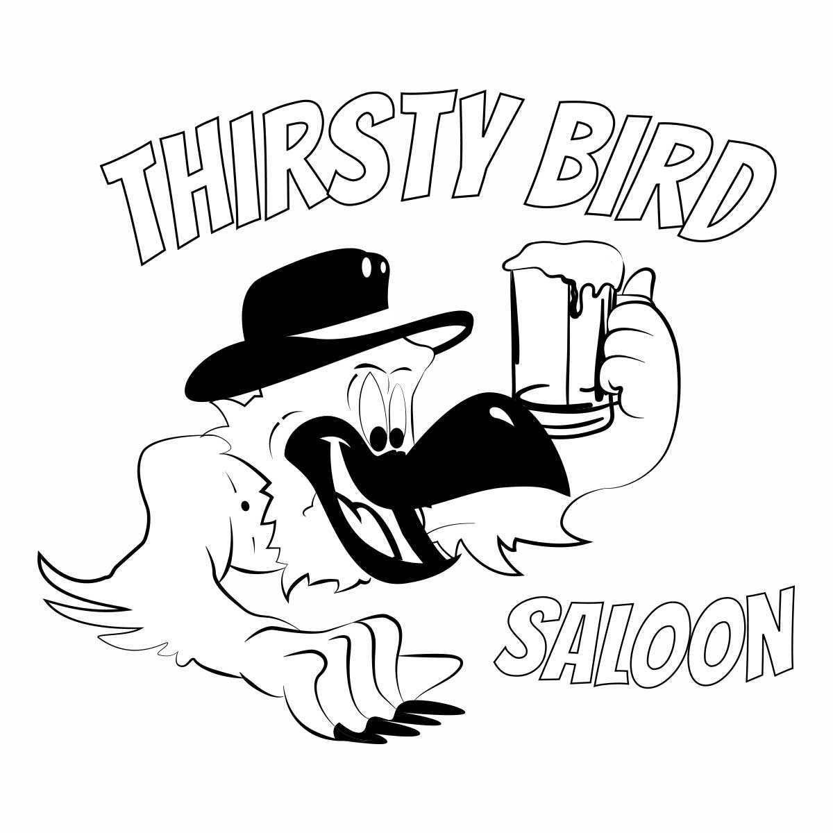 Logo para Thirsty Bird Saloon