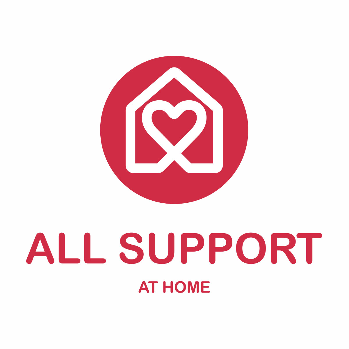 Logo para All Support at Home
